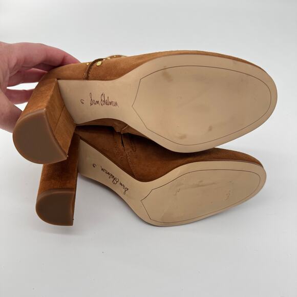 EUC Sam Edelman Chandler Studded High-Heel Booties 6 - Picture 7 of 9